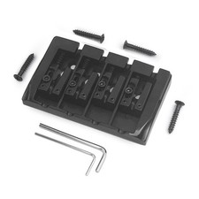 The four-string bass bridge can be used for both bass strings.
