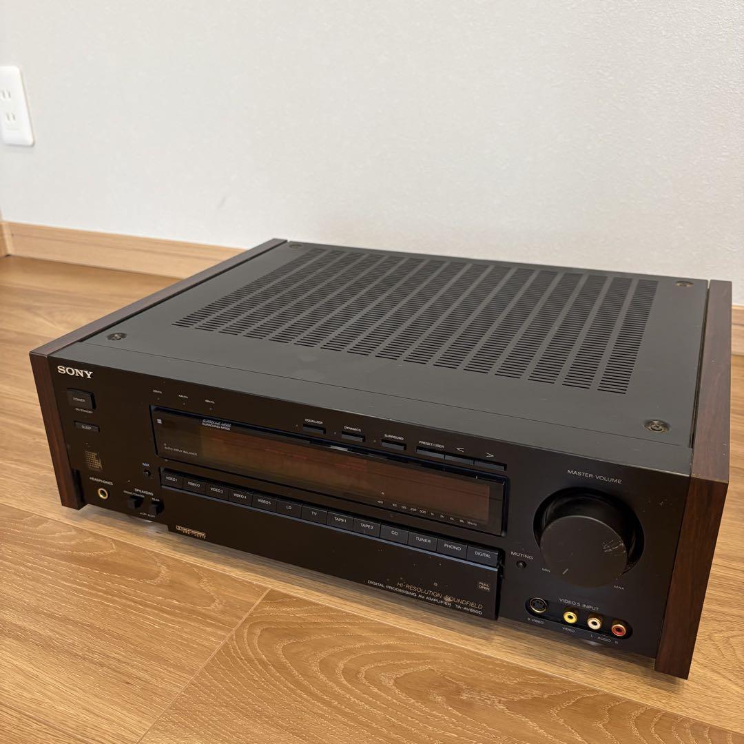【美品】SONY AVアンプ TA-AV850D リモコン付属 美品】SONY AVアンプ TA-AV850D リモコン付属