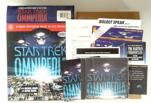 1x  RJ0482: Star Trek: Omnipedia: Simon & Schuster Interactive: 1995 Pictured Me
