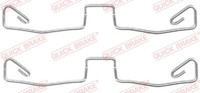 Quick Brake 109-1633 ZubehöRkit, Scheibenbremsbelag FüR Audi