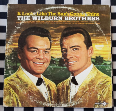It Looks Like The Sun's Gonna Shine LP The Wilburn Brothers vinyl promo 1969 VG