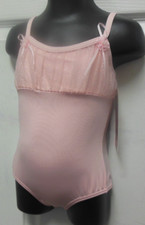 Camisole Leotard Bodywrappers Pink XSC 3-4 girls Princess Aurora Sheer inset