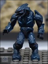 HALO MEGA BLOKS BLUE COVENANT ELITE COMBAT MINI FIGURE SET 96810 AERIAL AMBUSH