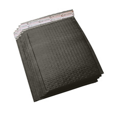 AirnDefense 100 5 10.5X16" Black Poly Bubble Mailers Shipping Padded Envelope