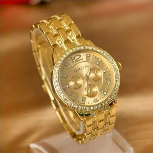 Gold designer watch womens sale