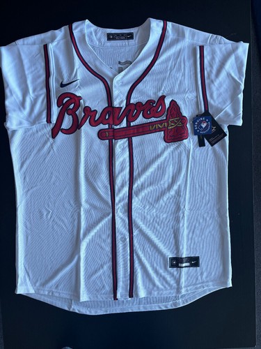 Ronald Acuna Jr #13 Men's Atlanta Braves White Flex Baseball Jersey 2XL - NWT - Picture 2 of 3