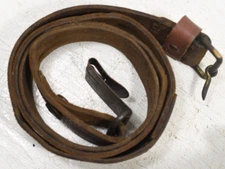 SWEDISH M96 M38 MAUSER Leather Rifle Sling Military Vintage Armorer Repaired 43"