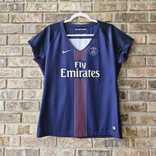 Home Nike PSG 2016-2017 Womens Football Shirt Size XL FLAW