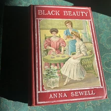 Black Beauty His Grooms & Companions, Anna Sewell antique book
