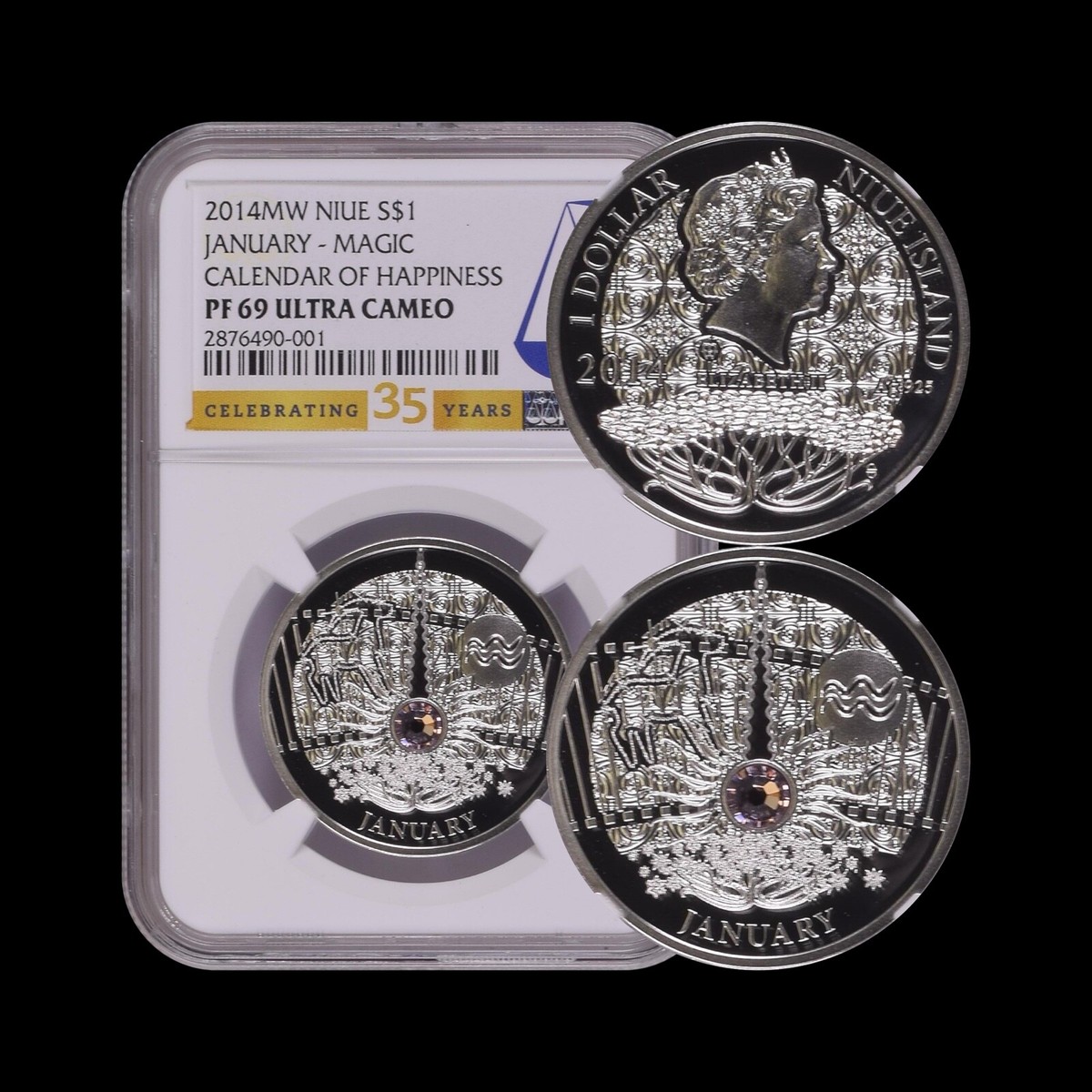 ニウエ2014年$1@4-35