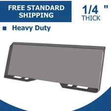 For Bobcat/ Kubota 1/4" Skid Steer Mount Plate Loader Quick Tach Attachment