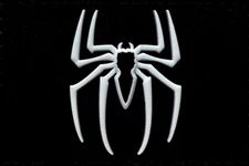 Venom Spider spiderman logo Tactical Hook Patch {3D-PVC Rubber-3.0 X 2.0 inch]