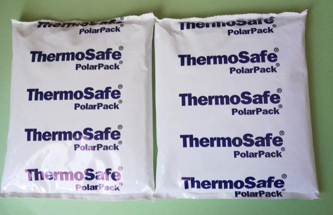 2 ThermoSafe Polar Packs Ice Gel Packs long lasting Reusable eBay