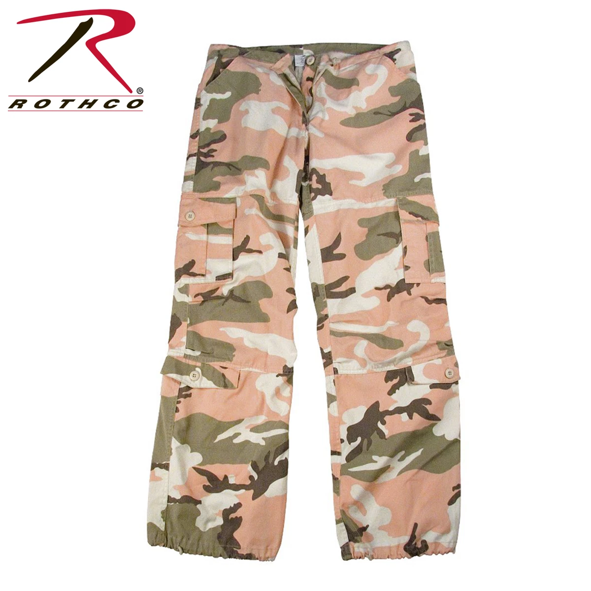 Rothco 3996 Womens Vintage Fatigue Pants - Subdued Pink Camo | eBay