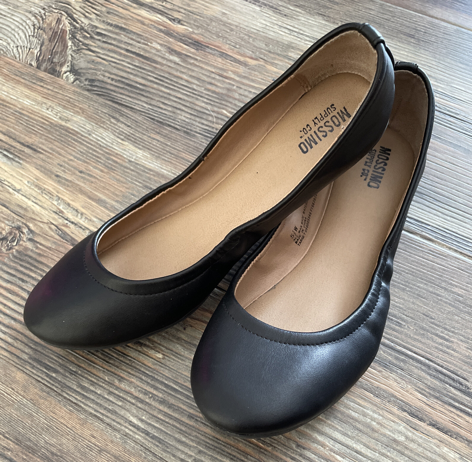 Womens 5.5W Shoes Ballet Flats Black Mossimo Supply Co. Target RN 17730 |  eBay