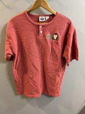 VINTAGE LOONEY TUNES CLASSIC TASMANIAN DEVIL TAZ MEN'S Henley ADULT MENS S