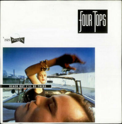 Four Tops - Reach Out I'll Be There - 7'' Single - 1988 Remix Vinyl In VG+ Cond