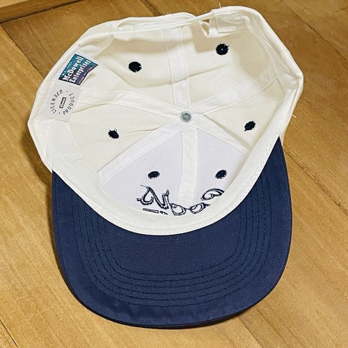Coors Light Beer Hat Beige Blue Snapback Embroidered McDowell Vtg Cotton - Picture 4 of 9