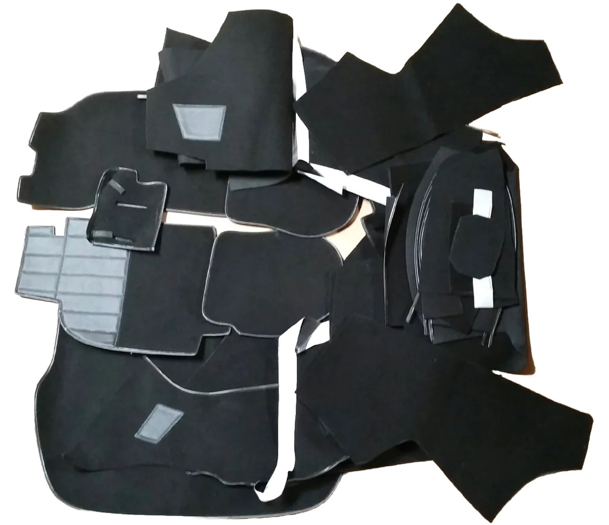 [Porsche純正]リアカーペット[Carrera RS] Porsche 964 993 89-98 Carrera RS Style Black Plush Interior