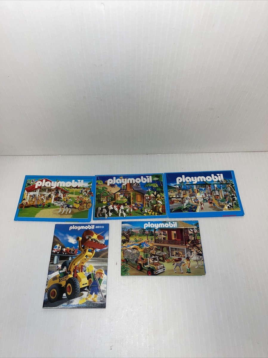 2000's Playmobil System Play Sets Brochure Catalog lot of see