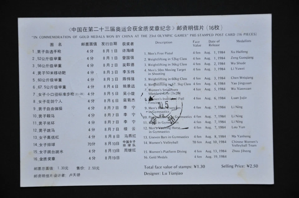 JP1 4f pc (Medallas de Oro) - CDs Jinjing Huoche usados 1984.10.4 (b37) Foto 2 de 4