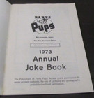 Vintage 1973 Wolff Auto Parts Pups Catalog Joke Book Pinup Gillette, WY Wyoming — photo 2