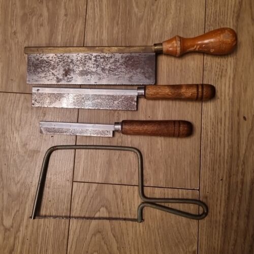 Joiners Vintage Wood Saw Precision Art Craft Project Upcycle Tools - Imagen 1 de 9