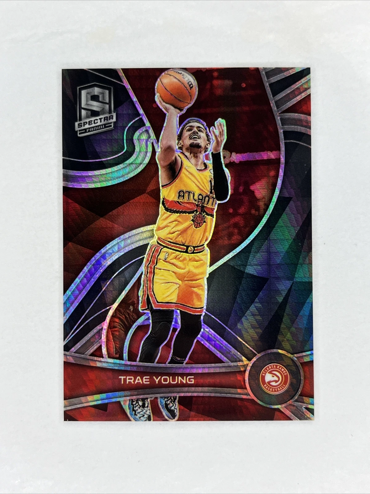 2021-22 Panini Spectra Trae Young Asia Prizm Variation #11 Atlanta Hawks