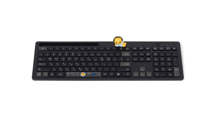 Kakao Friends Multi-pairing Keyboard_DJ Ryan 2.4G Receiver Bluetooth BT1 BT2
