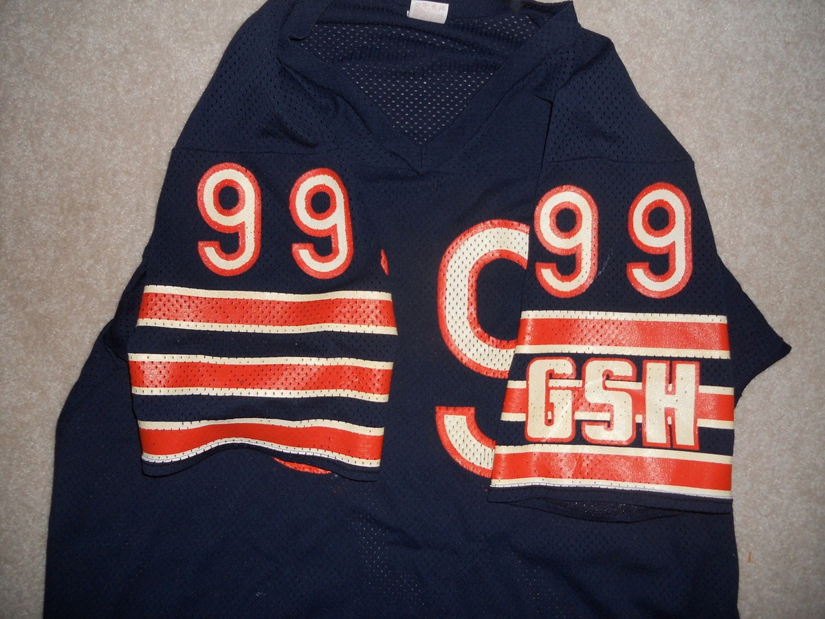 Maillot vintage années 80 tricot sable Chicago Bears #55 homme