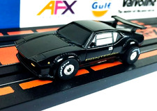 Ho Slot Cars, Alejandro De Tomaso M.S.E Black Nostalgic Italian Race Car Perfect