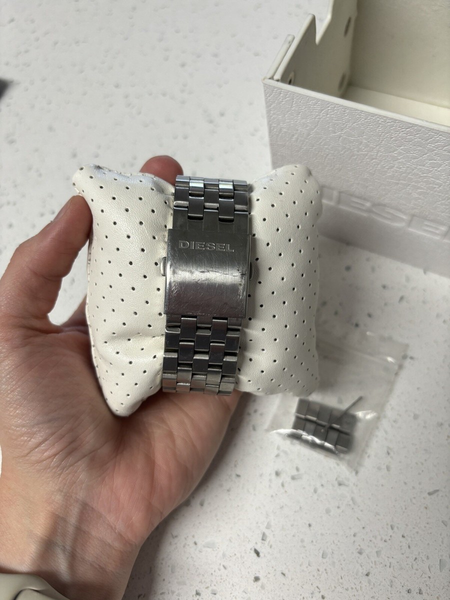 Goody⭐️美品⭐️DIESEL DZ-4543 タイムフレーム Diesel Quartz Watch/Analog/Stainless Steel/Slv/Dz-1170 Ships