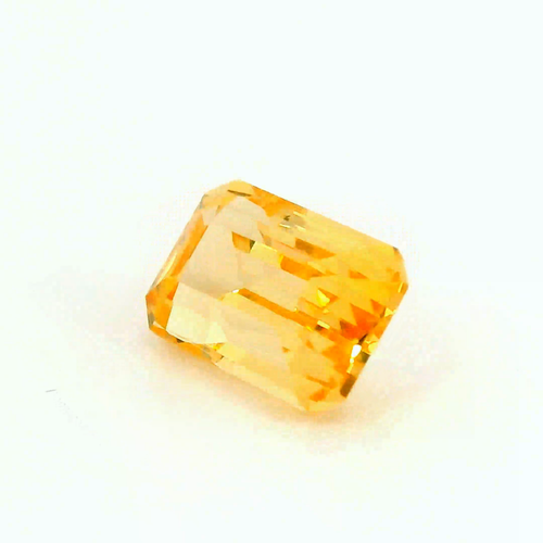 Piedra preciosa corte octágono amarillo dorado topacio imperial natural de 1,26 quilates • 7x4 mm - Vídeo 1 de 1