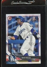 2018 BOWMAN PROSPECTS #BP19 JOHAN MIESES ROOKIE RC LOS ANGELES DODGERS
