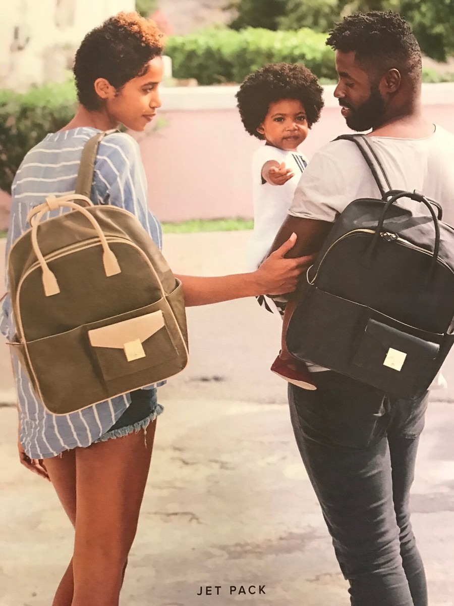 India Hicks Bag with Computer compartment. Leather/Canvas  display picture 1