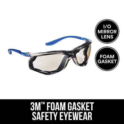 3M Performance Eyewear Gasket Design 47200-HZ6-NA, Mirror Lens,Anti-Fog