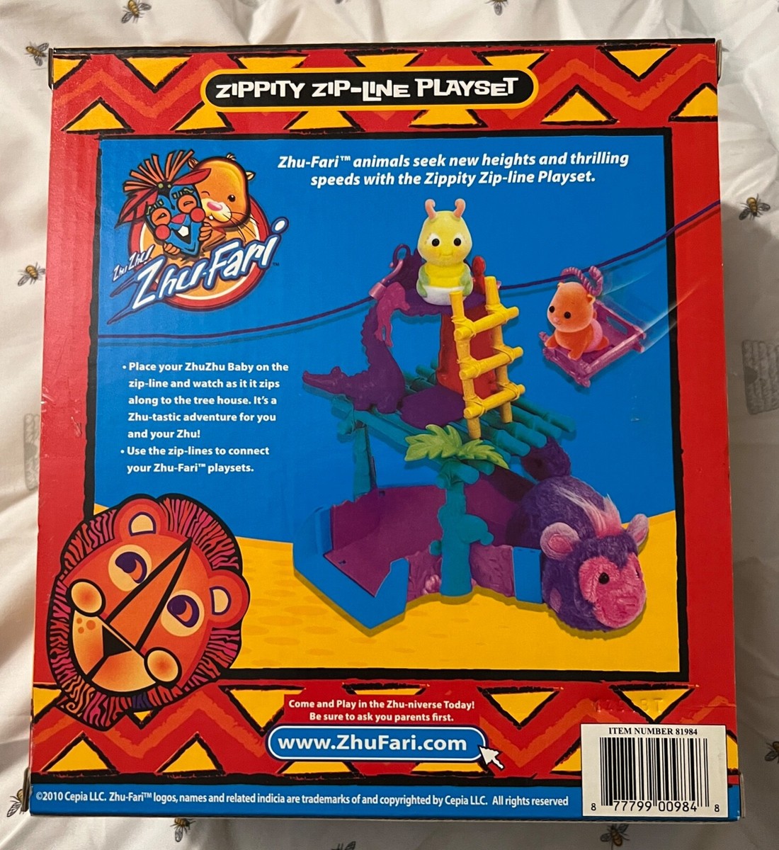 小物 NEIGHBORHOOD ZoomSafari Zhu Zhu Pets ~ Zhu Fari Zippity Zip-Line Playset
