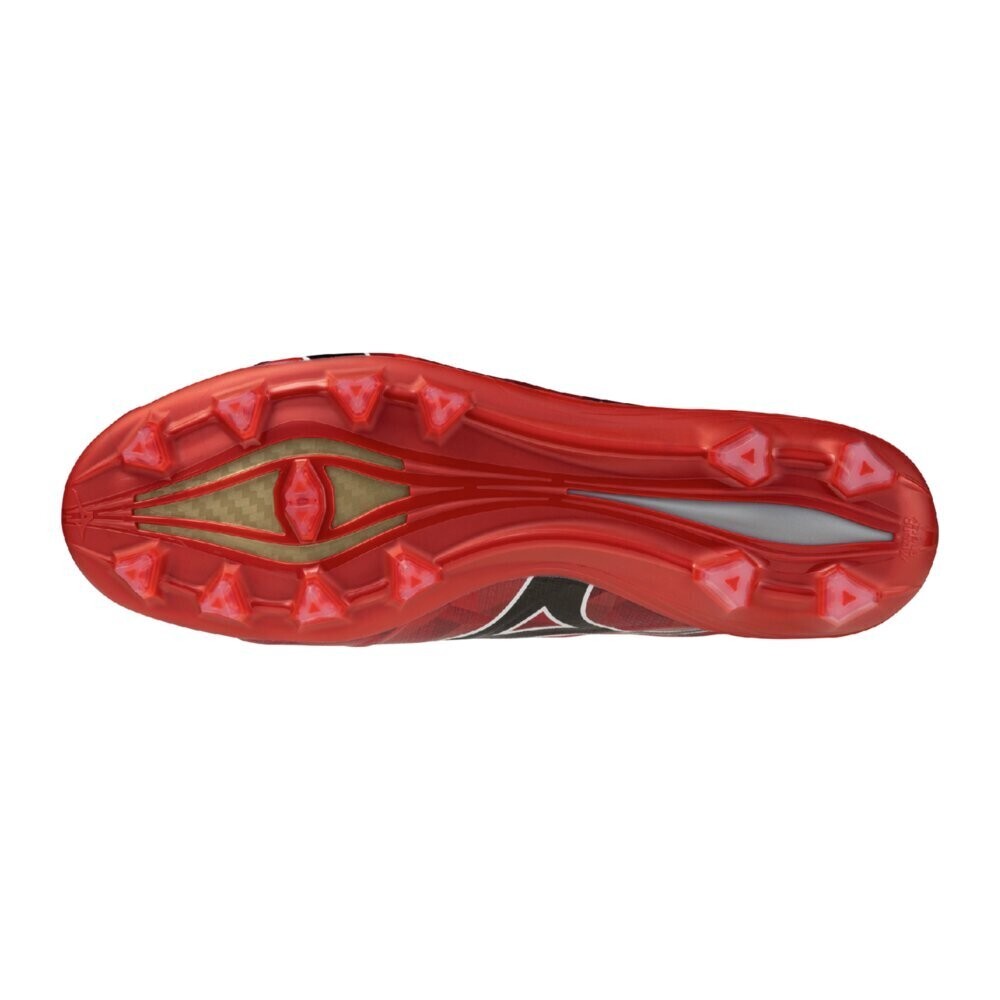 MIZUNO Alpha 2 II ELITE P1GA256260 Ruby Red/Black Unisex Soccer 2E