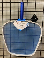PoolStyle DELUXE PSL400402 13" Aluminum POLYETHYLENE Leaf SKIMMER Rake Net - NEW