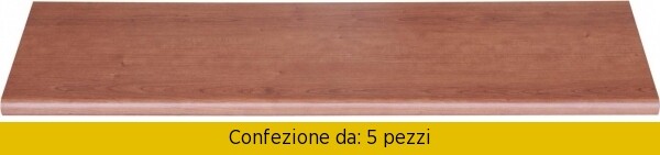 OFFERTA Set 5 Mensole Amica Decorlegno Ciliegio 40x20x1.8 Antigraffio