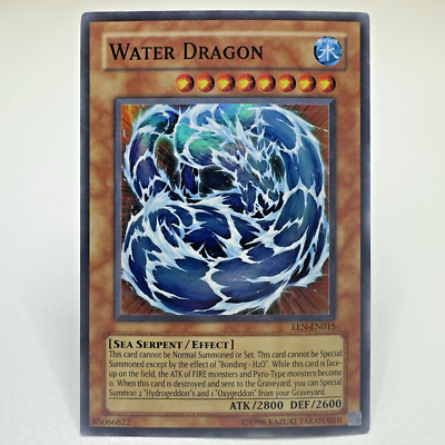 #ad #ad Yugioh Water Dragon EEN EN015 Unlimited Super Rare Holo NM $1.93