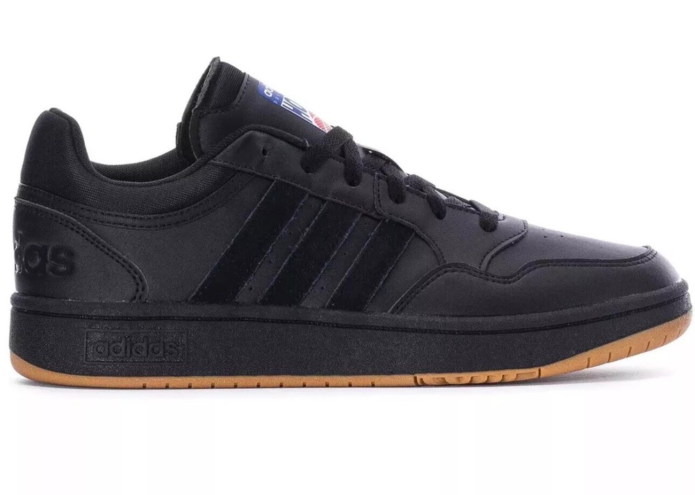 adidas Hoops 3.0 Core Black White Gum Bottom GY4727 Men Size 7.5-13 New Trainer