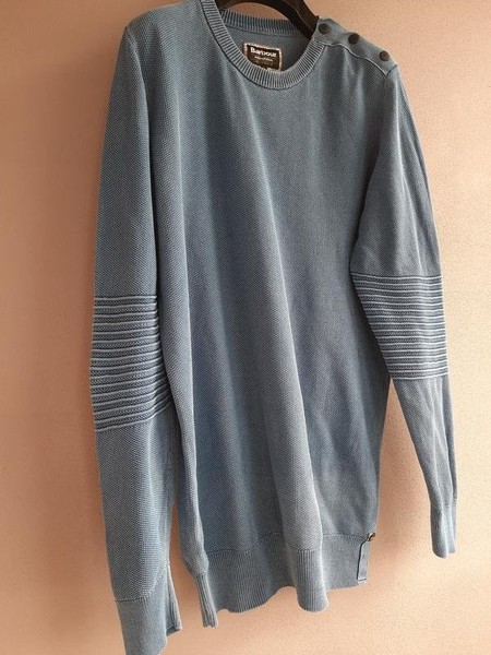 Men Barbour Long Sleeve Blue Cotton 40 /L / 48