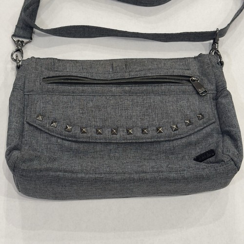 Lug Crossbody Handtasche Handtasche Schultertasche Pacer RFID grau Reise Karten Organizer