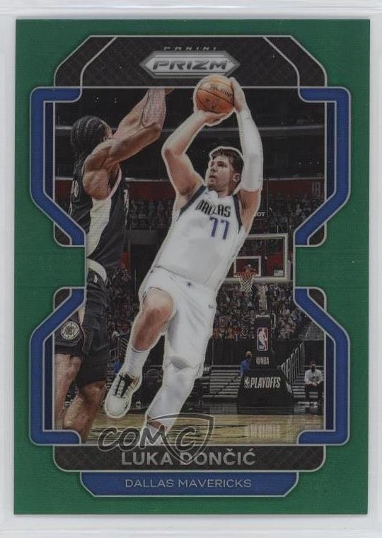 2021-22 Panini Prizm Green Prizm Luka Doncic #223 1c35