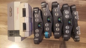 Broken/Untested Lot of 7 Super Nintendo SNES NES 64 N64 Consoles FOR PARTS AS IS