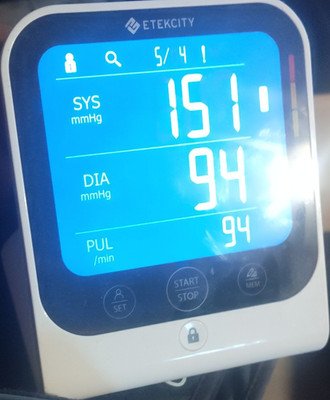 Etekcity TMB-1583 Arm-Type Digital Automatic Blood Pressure Monitor Large Cuff