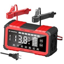 SWTsweter 16A Smart Car Battery Charger,12V/24V Maintainer  Desulfator with