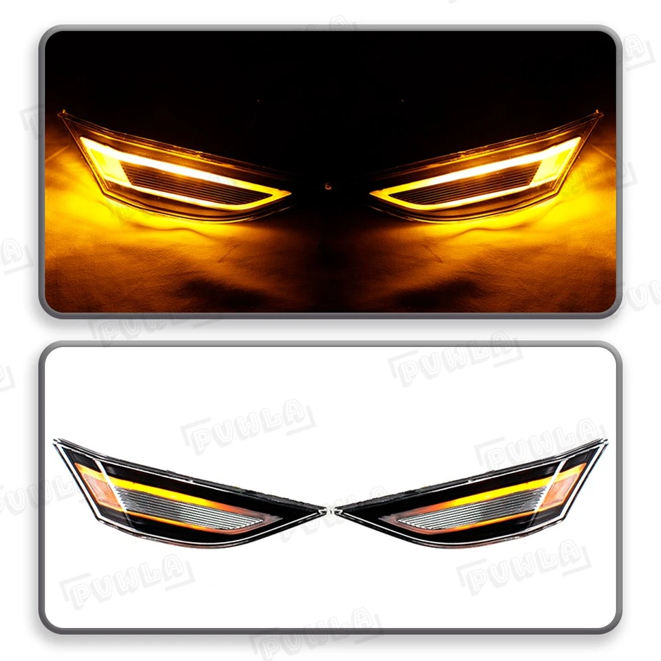 Luces de señalización laterales LED transparentes para Porsche 911 991 Carrera 981 Cayman Boxster 718 Foto 2 de 4