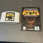 Doom 64 Nintendo 64 N64 Cartridge Manual Only Authentic